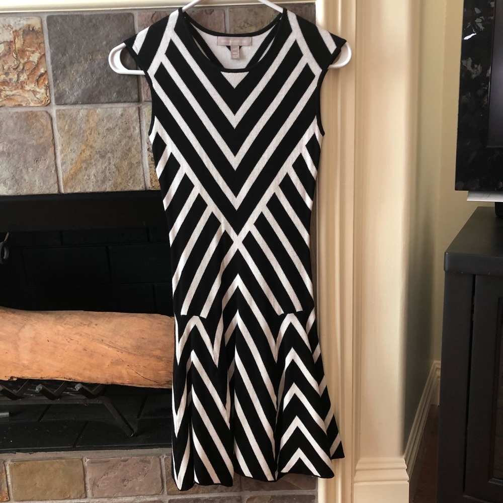 Black and white dress